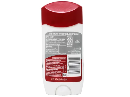 Vista 3 de Old Spice Antitranspirante/desodorante de alta resistencia, sólido invisible, día del juego, 3 onzas.