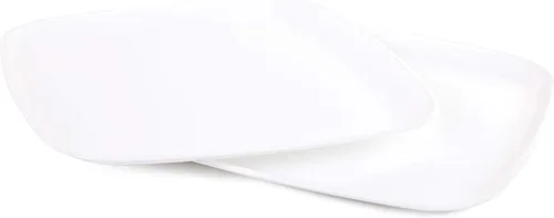 Vista 17 de Mintra Home - Platos reutilizables para servir (azul, cuadrado, 2 unidades (14 pulgadas)