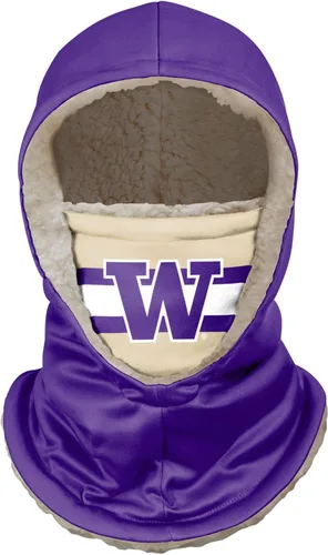 Vista 60 de FOCO NCAA womens Ncaa Team Logo Hooded Gaiter Balaclava Face Cover Negro