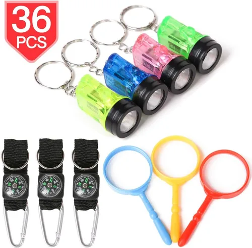 Vista 7 de PROLOSO Kit de exploración de la naturaleza, juegos al aire libre, regalos de fiesta, juguetes para niños, perfecto para fiestas temáticas