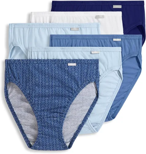 Vista 6 de Jockey - Ropa interior Elance para mujer, corte francés, paquete de 6 unidades Negro
