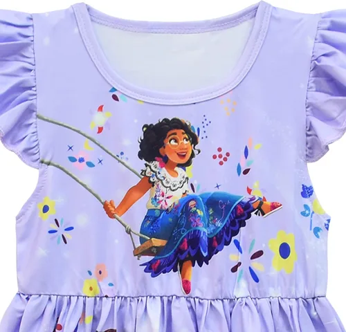 Vista 2 de WNQY Girls Princess Dress Up For Cosplay Costume Halloween Fancy Paty Dresses