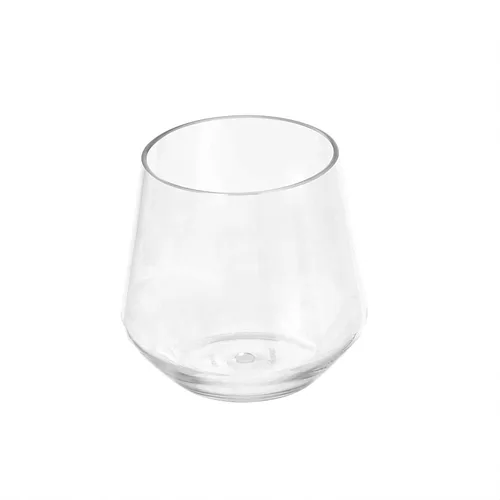 Vista 2 de Amazon Basics Tritan - Vaso de vino de plástico sin BPA, 14 onzas, transparente, juego de 4