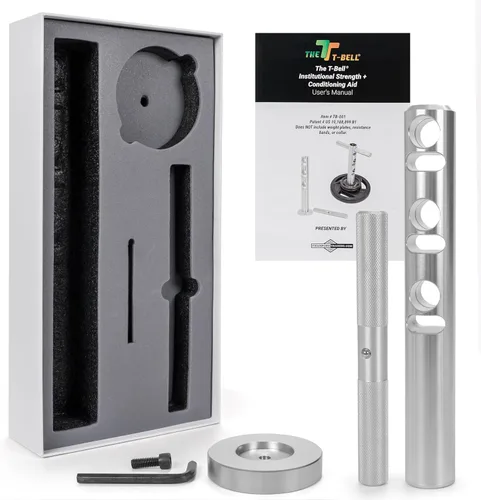 Vista 5 de T-Bell Pesa rusa ajustable. A prueba de óxido con mango giratorio duradero. Accesorio de fitness para moldear el cuerpo, fuerza de la pierna