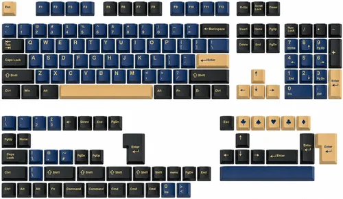 Vista 37 de Fogruaden Juego de teclas PBT, teclas personalizadas de perfil cereza para teclas de teclado mecánico (9009)