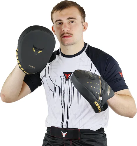 Vista 6 de Mytra Fusion Boxing Pads - Focus Mitts MMA Muay Thai Boxing Mitts for Kickboxing Training and Martial Arts