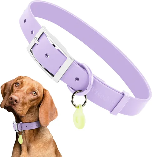 Vista 9 de Wisedog Collar de perro impermeable, XS 7"-10", negro