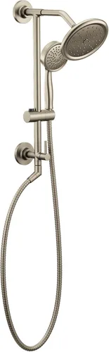 Vista 3 de Moen S6310BN ExactTemp - Cabezal de ducha de lluvia de una función de 7 pulgadas con tecnología de inmersión a un caudal de 2.5 GPM, níquel cepillado