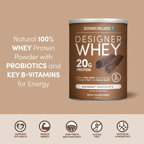 Vista 3 de Polvo de proteína de suero 100 % premium de Designer Protein, 1020W130, 1, 1