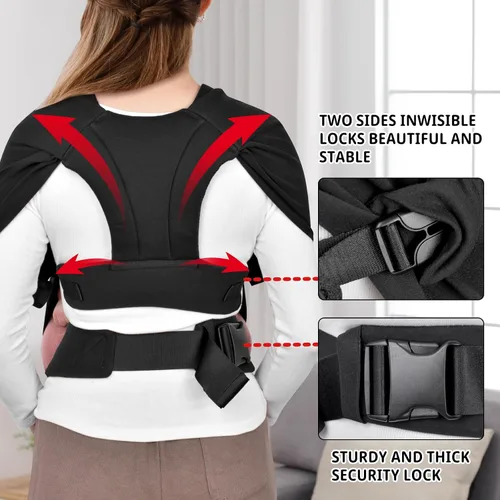 Vista 6 de Fular Portabebés Bandolera, Portabebés para Recién Nacidos y Niños Pequeños, Amigable con la Piel y Suave Envoltura Frontal para Bebés, Regalos