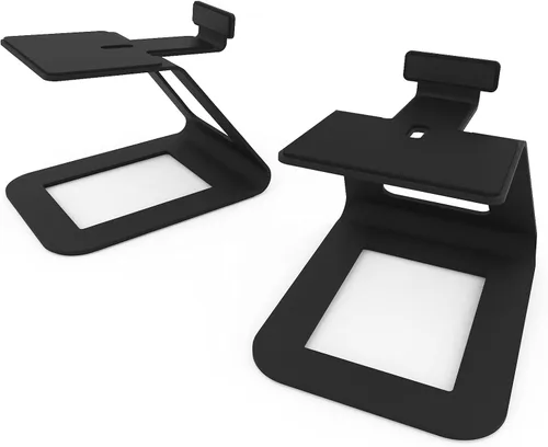 Vista 12 de Kanto SE2 Soportes elevados para altavoces de escritorio para altavoces pequeños - 2 unidades (negro)