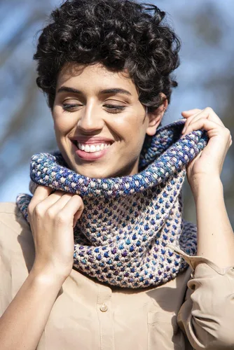 Vista 7 de Malabrigo Hilo calcetín (856 - Azules)