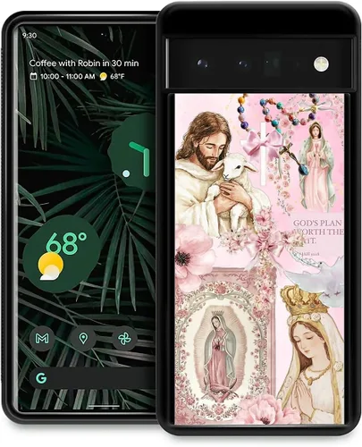 Vista 104 de Compatible con Google Pixel 4A 5G Mobile Case Creative Acrylic Back Panel Silicona Edge Case Slim Protección Especialmente para Google Pixel 4A 5G