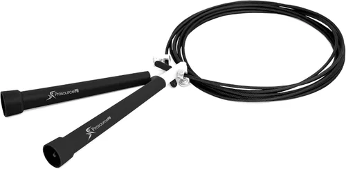 Vista 11 de ProsourceFit Speed Jump Rope 10’ Adjustable Length, Super Fast Turning for Cardio, Boxing Azul