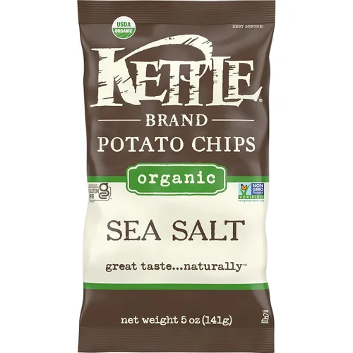 Vista 15 de Kettle Brand Papas Fritas, Sabor Barbacoa del Patio Trasero, 5 Onzas (Paquete de 15)