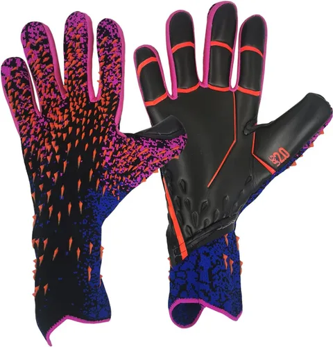 Vista 8 de Scott Edward Guantes de portero de fútbol para niños y adultos, kit de portero de fútbol premium, súper agarre y protección, talla 6/7/8/9/10