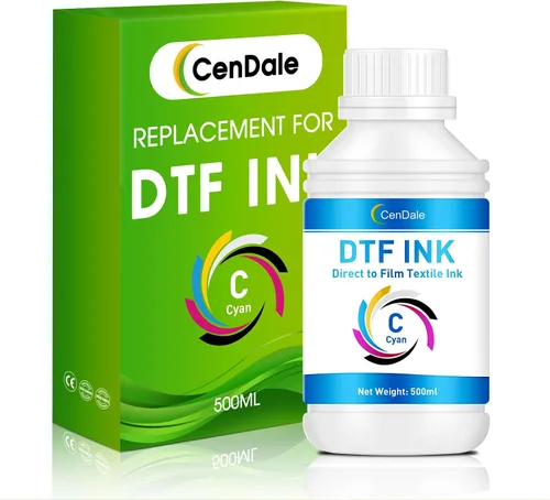 Vista 16 de CenDale Tinta DTF Prémium 3000ML - Tinta de transferencia DTF para película PET, Tinta DTF recargable para Epson ET-8550, L1800, L800, XP15000
