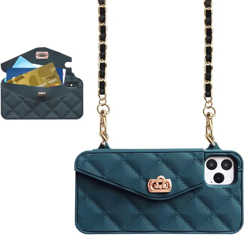 Vista 19 de UnnFiko Funda tipo cartera compatible con iPhone 6 / iPhone 6s, bonito diseño de bolsa de lujo, funda con bolsillo para tarjetas tipo libro