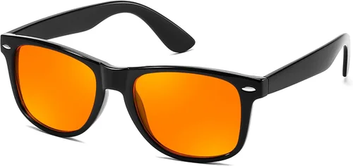 Vista 8 de FEISEDY Orange Blue Light Blocking Glasses for Woman Men Amber Lenses Computer Gaming Glasses for Better Sleep