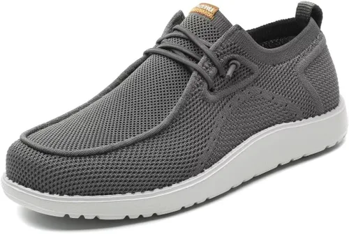 Vista 3 de 1TAZERO Zapatos anchos para hombre, mocasines casuales para caminar, zapatos ortopédicos cómodos de ancho ancho para hombres con soporte de arco