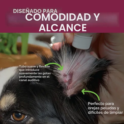 Vista 7 de Vetality Gotas óticas medicadas para tratamiento de infección de oído de perro, 2 onzas líquidas