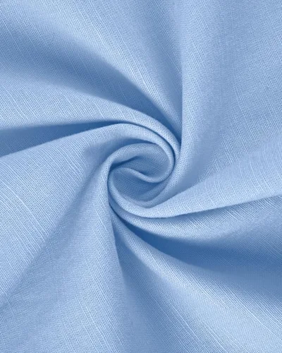 Vista 6 de J.VER Camisa de lino para hombre, casual, ligera, de manga larga, cuello con botones, color liso, para la playa, para el trabajo de vacaciones
