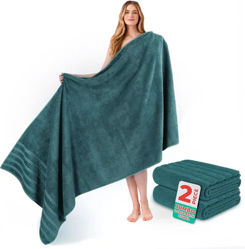 Vista 40 de American Soft Linen 100% Cotton Luxury Turkish Towels, 2PC 35x70 Bath Sheet