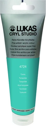 Vista 90 de Lukas CRYL Studio Artist - Pintura acrílica para artistas, Alizarín Carmesí, tubo de 125 ml - Pinturas acrílicas de alto pigmento para pintura