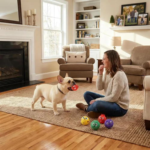 Vista 31 de Pelota de juguete indestructible para perros, pelotas de tenis duraderas para masticadores agresivos, pelotas flotantes y de alto rebote