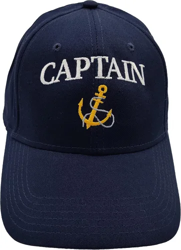 Vista 4 de Captain and First Mate Anchor - Gorras de béisbol a juego