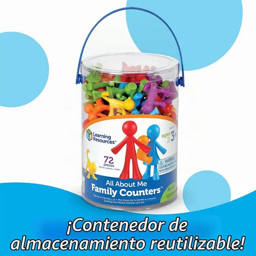 Vista 5 de Contadores familiares de "All About Me" de Learning Resources. Toddler Sensory Toys, Preschool Activities, Classroom Must Haves, Math