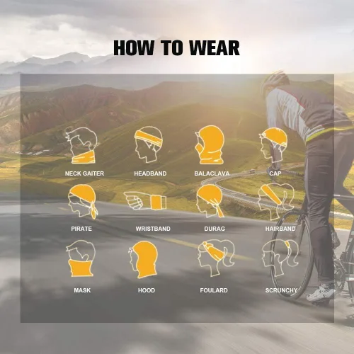 Vista 8 de Bufanda transpirable para el cuello, máscara facial para hombres y mujeres, senderismo, ciclismo, deportes, pesca, protección solar UV bandana