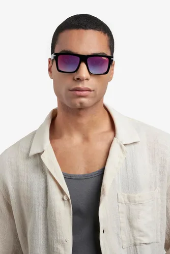 Vista 7 de Carrera Gafas de sol unisex Negro/Azul Sombreado Rojo