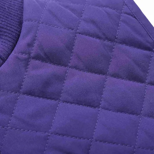 Vista 7 de Bienzoe Chaleco liviano sin mangas, acolchado, con cierre, casual, para mujeres con laterales elásticos.