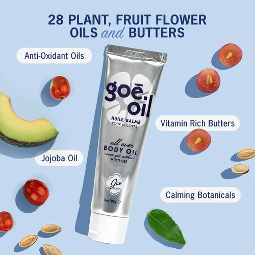 Vista 4 de Jao Brand Goē Oil Aceite para manos, cara y cuerpo Hidratante intensivo e hidratante con extractos de aceite natural A base de plantas, sin