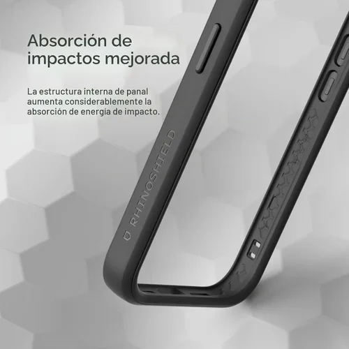 Vista 3 de RHINOSHIELD Mod NX - Funda protectora para iPhone 15 Pro Max Funda antigolpes sin placa trasera, diseño ultra delgado, estilo minimalista