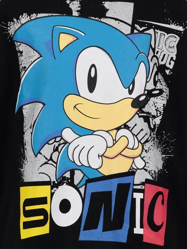 Vista 8 de SEGA Sonic The Hedgehog - Paquete de 2 camisetas para niños pequeños y grandes