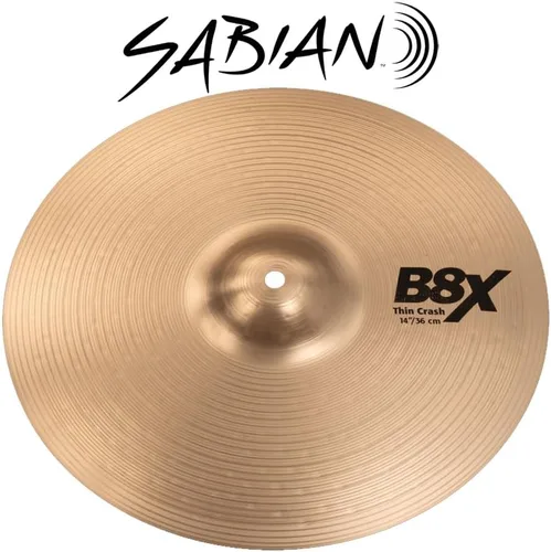 Vista 3 de SABIAN Platillo delgado de choque B8X de 14