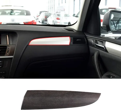 Vista 7 de Cubierta de decoración de tablero de consola central de automóvil ABS para BMW X3 F25 2011-2017 Accesorios de automóvil (estilo de fibra de carbono)
