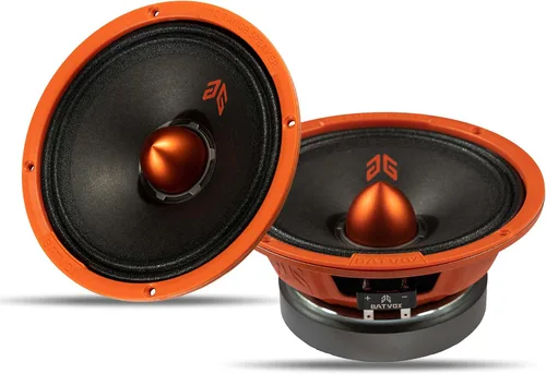 Vista 17 de MX40P1 Altavoz de Rango Medio de 4 Pulgadas 120 Vatios 4 Ohmios Tapa Antipolvo Roja, Altavoces de Audio de Calidad Premium para Puerta de Automóvil