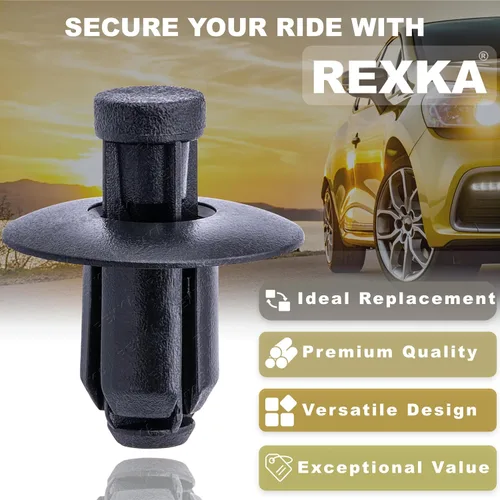 Vista 4 de Rexka 20 piezas de parachoques de capó protector de visión de entrada tipo empuje clip para Hyundai Kia 86155-2H100 Accent, Azera, Elantra, Tucson