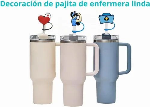 Vista 3 de Cubiertas de pajitas para Stanley Cup, tapón reutilizable para beber, protector a prueba de salpicaduras, tapa protectora para accesorios de Stanley