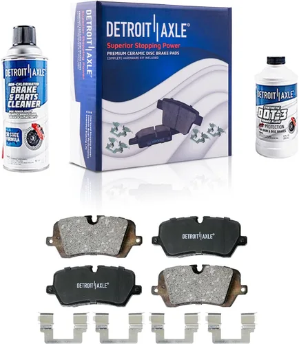 Vista 13 de Detroit Axle - Kit de freno delantero para Ford 2000-2005 Excursion 1999-2004 F-250 F-350 Super Duty Pinza de freno de disco con soporte Pastillas