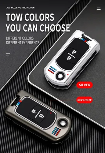 Vista 7 de ontto Funda plegable de 2 botones para llavero Mazda 2 3 5 6 RX8 CX5 CX7 CX9 MX5 MPV Miata Car Key Remote Case Metal Key Shell Soft Siliclicon