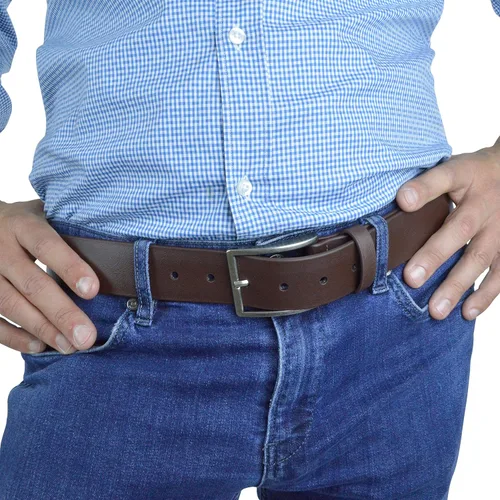 Vista 7 de Cinturones veganos para hombres, súper resistente, virtualmente indestructibles, cinturones de verdad (SLUG)