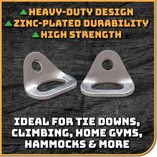 Vista 4 de Perno de pared de escalada de 26kN para perno de pared, anclaje/amarre para tornillo/perno de 3/8 pulgadas, ideal para escalada en roca y gimnasios