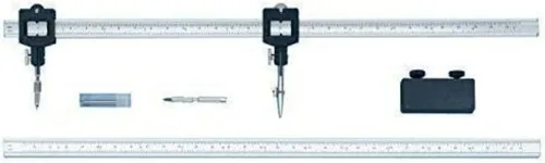 Vista 3 de Alvin 961B Brújula de haz sin graduar, ideal para geometría e ingeniería, herramienta de dibujo y arquitectura - 13 pulgadas