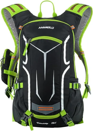 Vista 11 de Mochila de ciclismo al aire libre, 18L, color negro