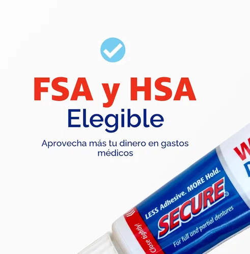 Vista 6 de Crema para dentadura postiza de Secure, 9002240001022, Un solo color, 1, 1 Sello impermeable - Ingredientes de grado alimenticio - Menos adhesivo