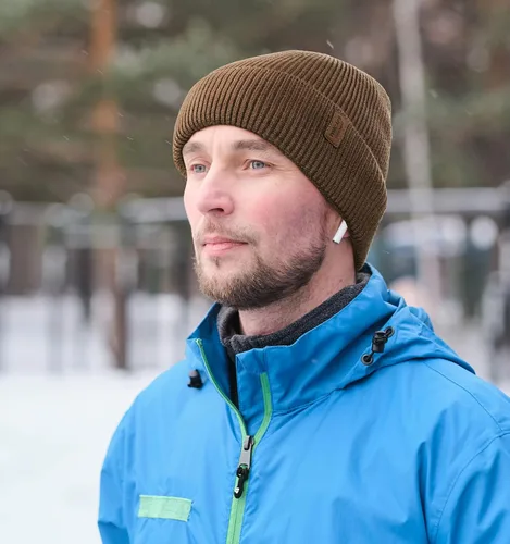 Vista 4 de Wmcaps Gorro de invierno para hombres y mujeres, gorro de punto suave y cálido con forro polar